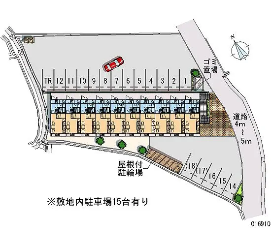 ★手数料０円★高梁市落合町阿部　月極駐車場（LP）